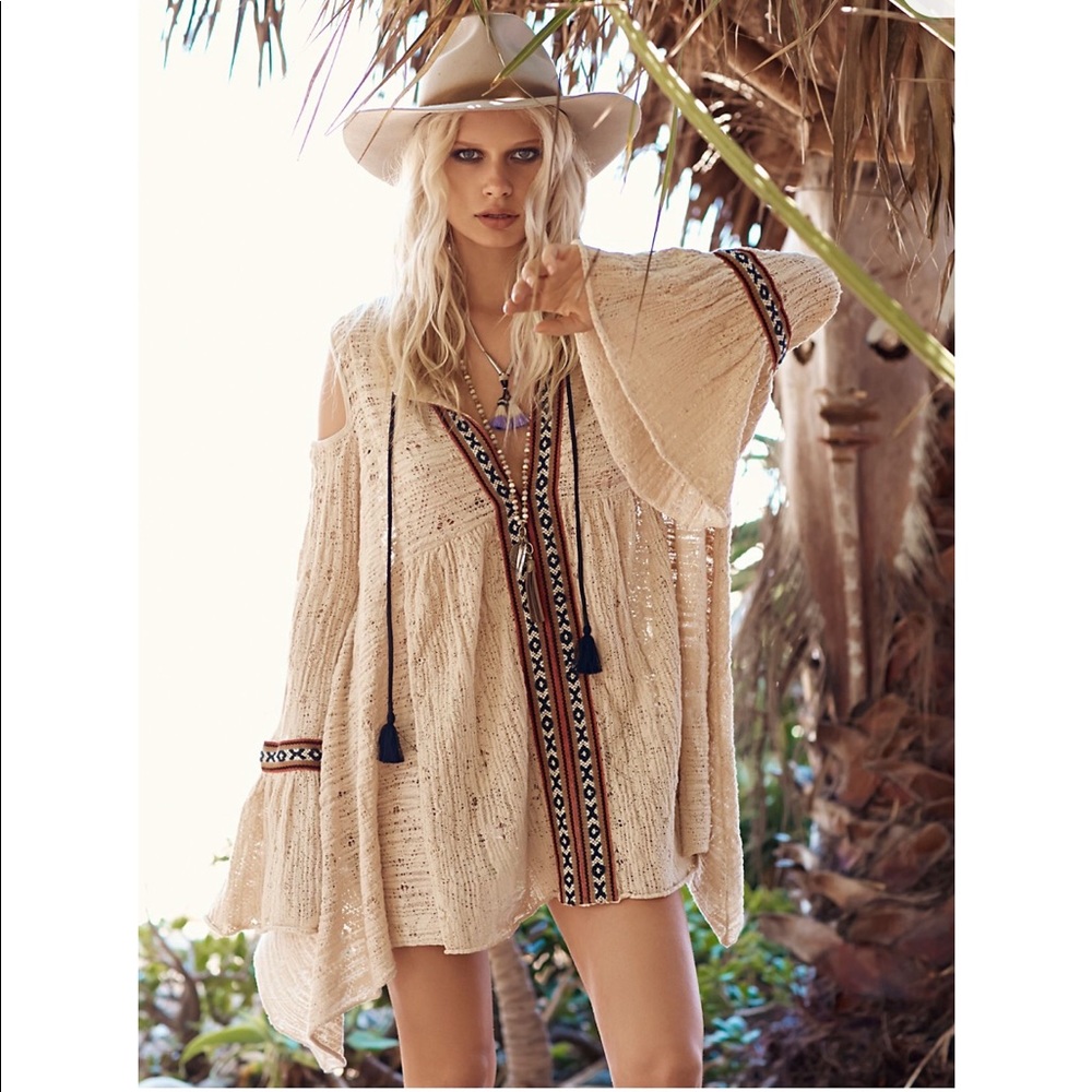 Free People For The Love of Flowers Tunic XS